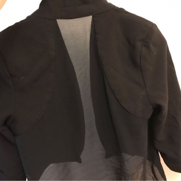 Millau black blazer with Sheer Back - Picture 7 of 8